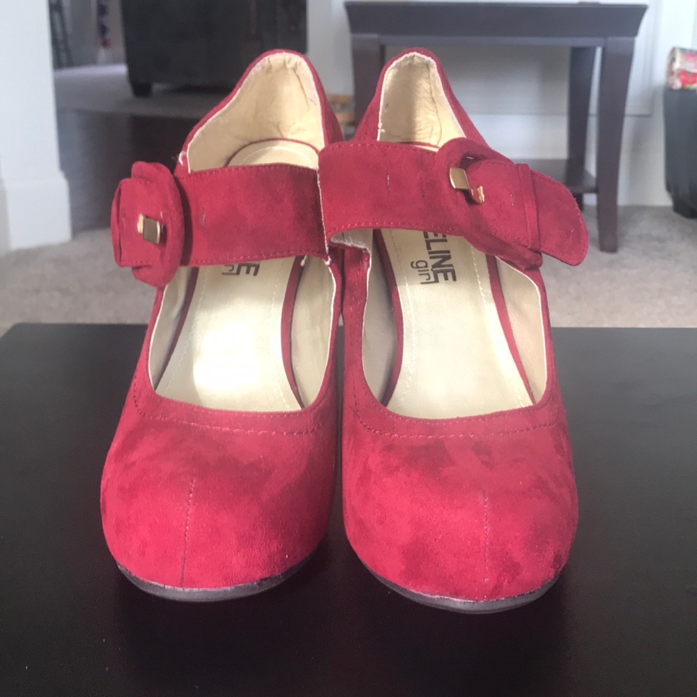 Madeline Girl Burgundy Heels